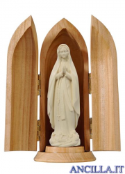 Madonna di Lourdes stilizzata modello 1 naturale