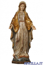 Madonna delle Grazie anticata oro e argento