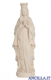 Madonna di Lourdes con corona naturale