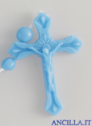 Corona del Rosario plastica su nylon