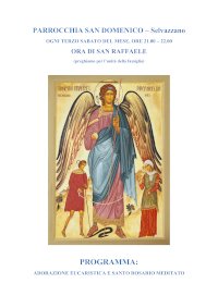 19 LUGLIO - TERZO SABATO del mese -  A PADOVA: ORA DI SAN RAFFAELE
