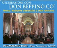 22 SETTEMBRE A LUGAGNANO: CELEBRAZIONE CON DON BEPPINO CÒ