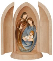 Statue Sacra Famiglia con nicchia